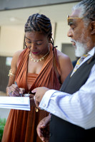 Signing Marriage License