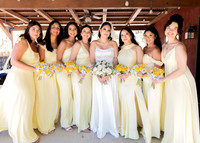 Bride and Bridesmaids