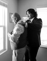 Groom Getting Ready